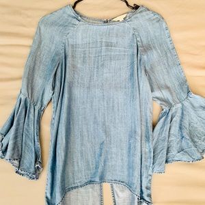 Lauren Conrad Denim Blouse